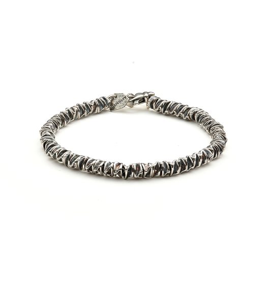 Bracciale Antracite Silver in Argento S28 PLATONE - S28 PLATONE
